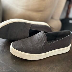 Vince Dark Gray Slip-On Loafers